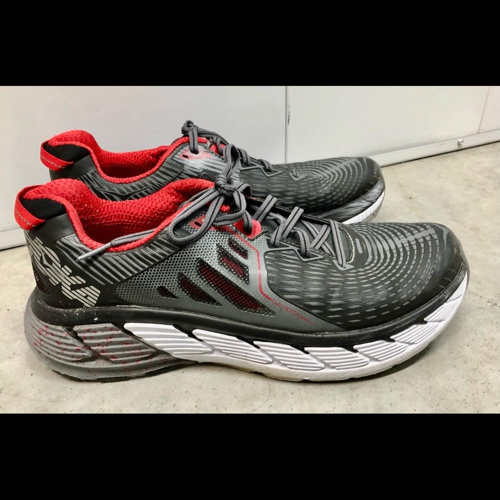 Hoka Gaviota Mens Size 11.5 Black/Red